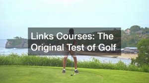 a links golf course